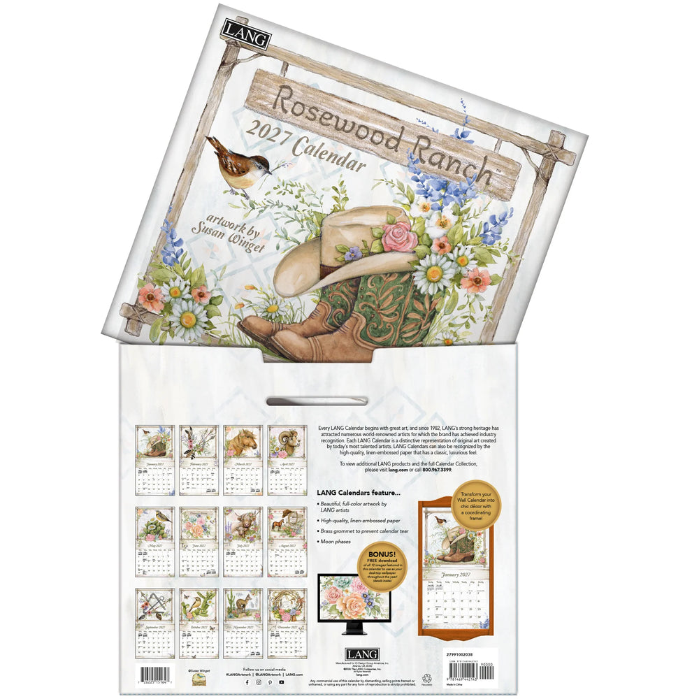 Lang Calendar 2027 - Rosewood Ranch