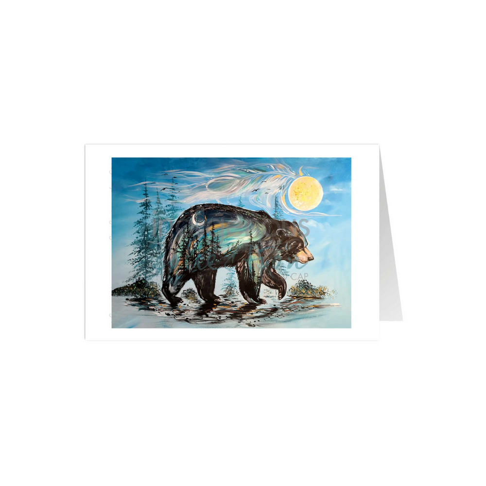 Indigenous Art Card - A Bear's Journey