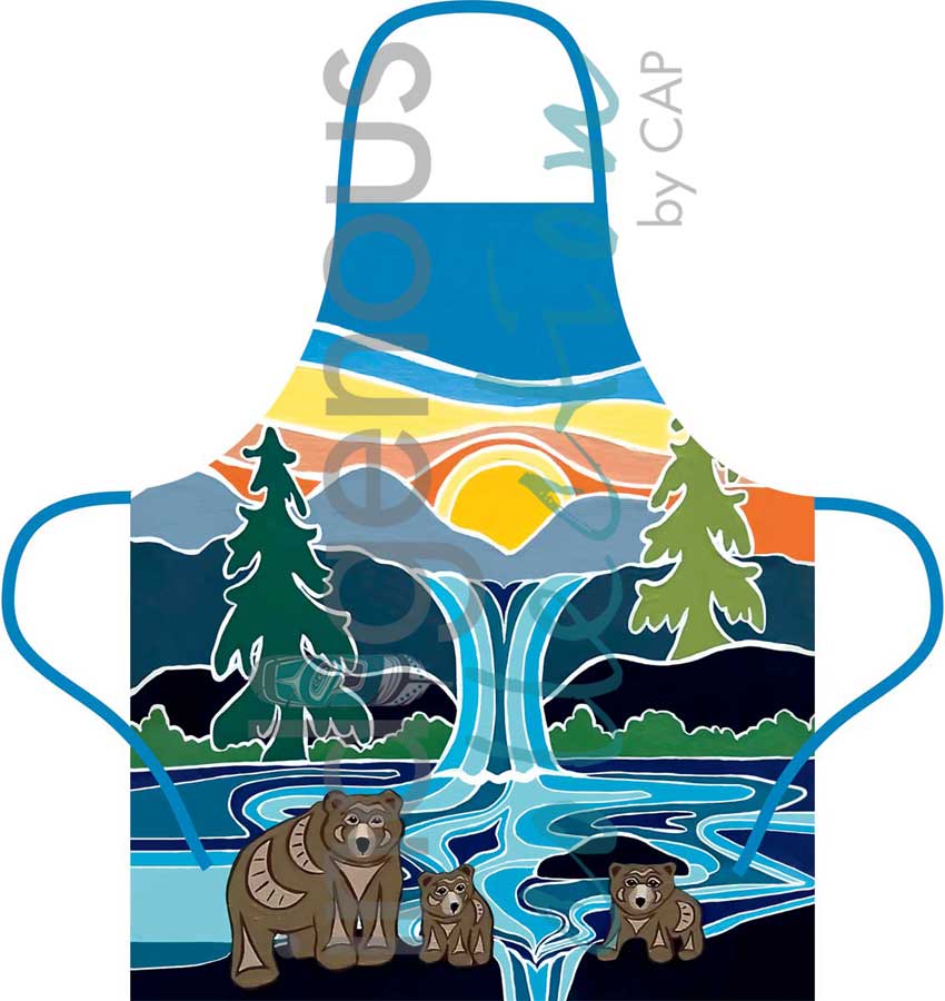 Indigenous Art Apron - One Last Swim
