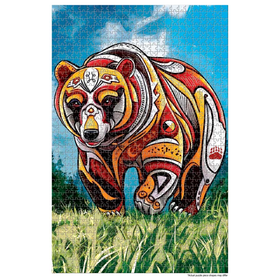 Indigenous Puzzle - Spirit Bear (1000 Pieces)