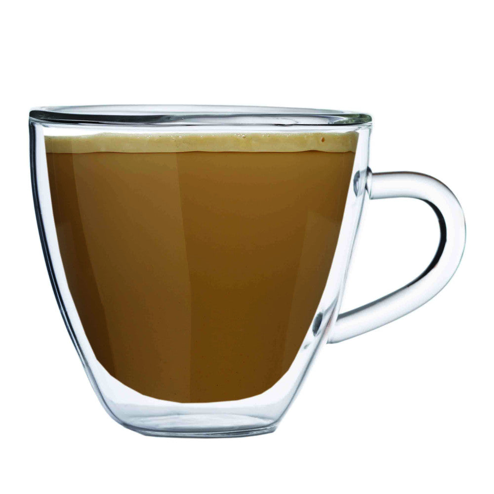 The Double Wall Heart Mocca Mug 50 ml, Set of 2