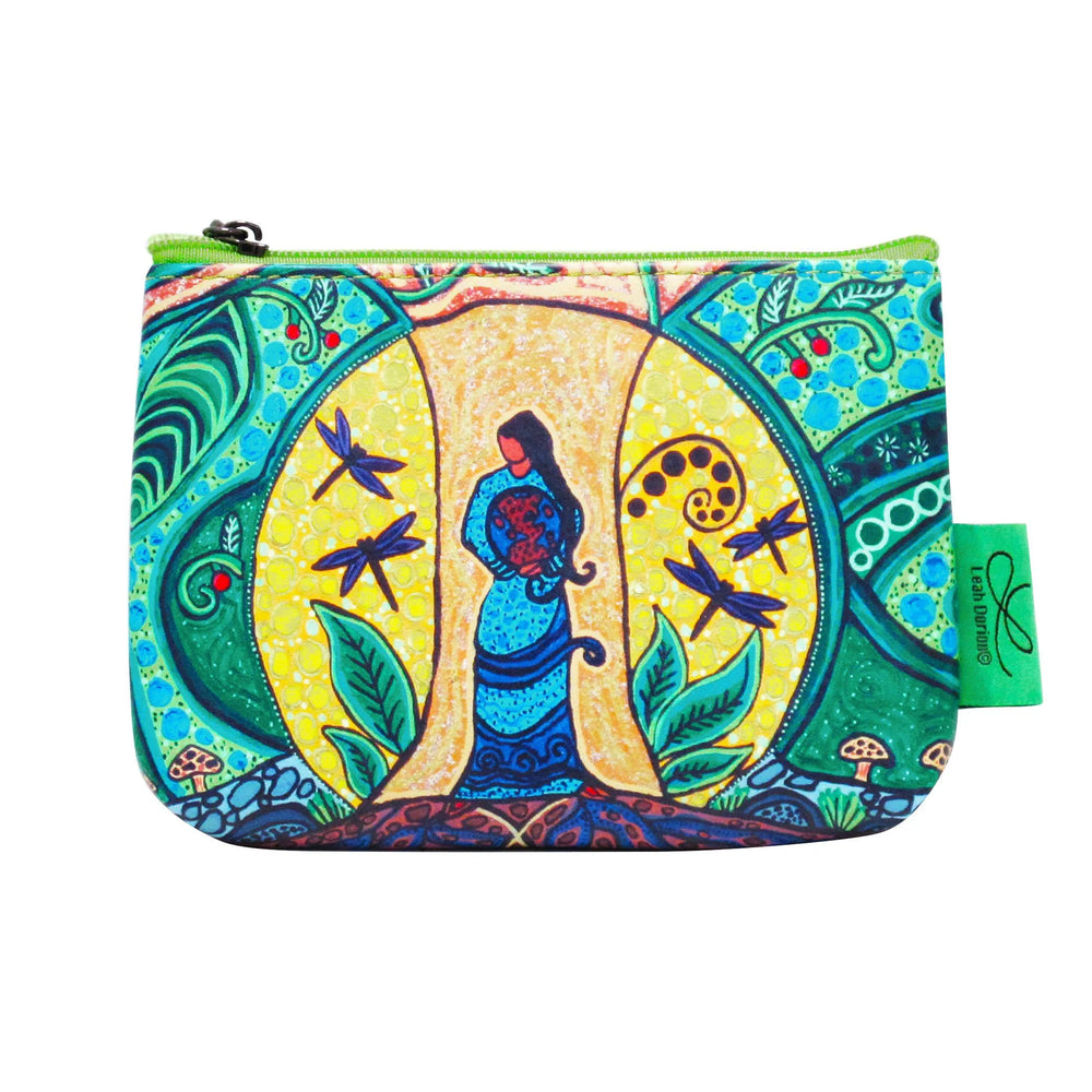 Indigenous Leather Purse - Strong Earth Woman