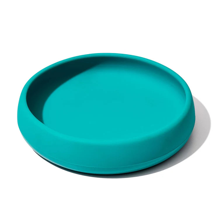 OXO Tot Silicone Plate Turquoise