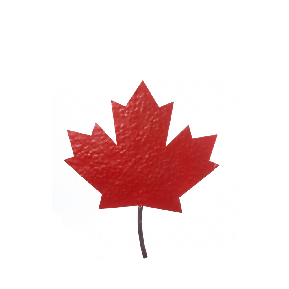 Maple Leaf Metal Sign 22"