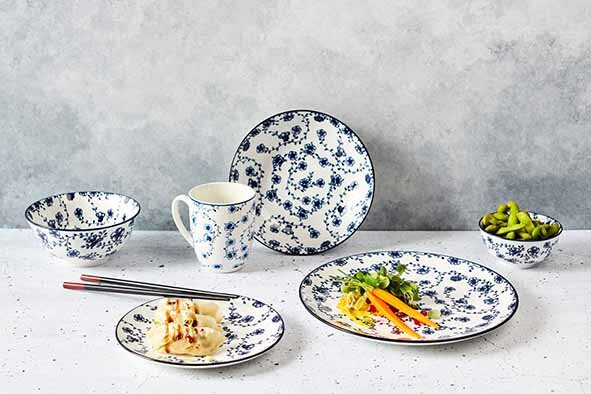 Flor Azul Dinner Plate Set of 4