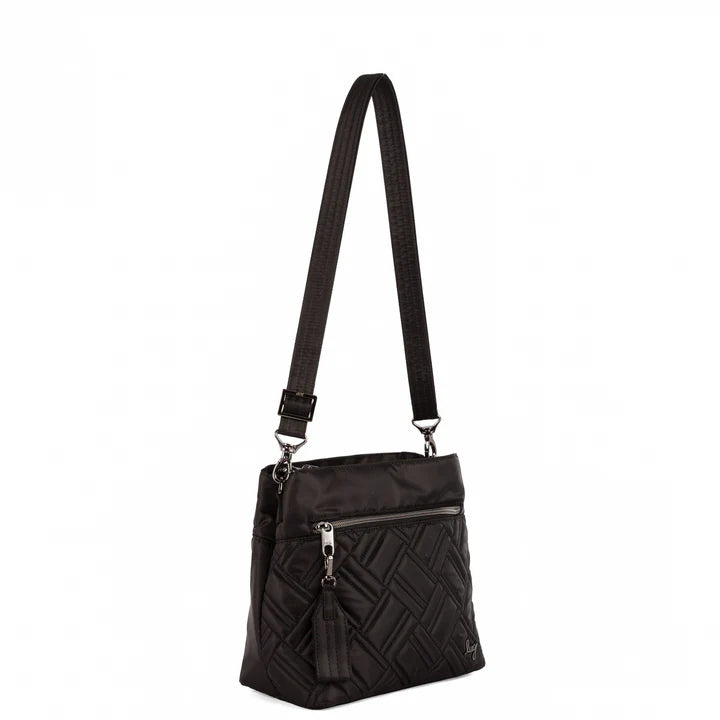 Lug Black Double Dip Crossbody - Black