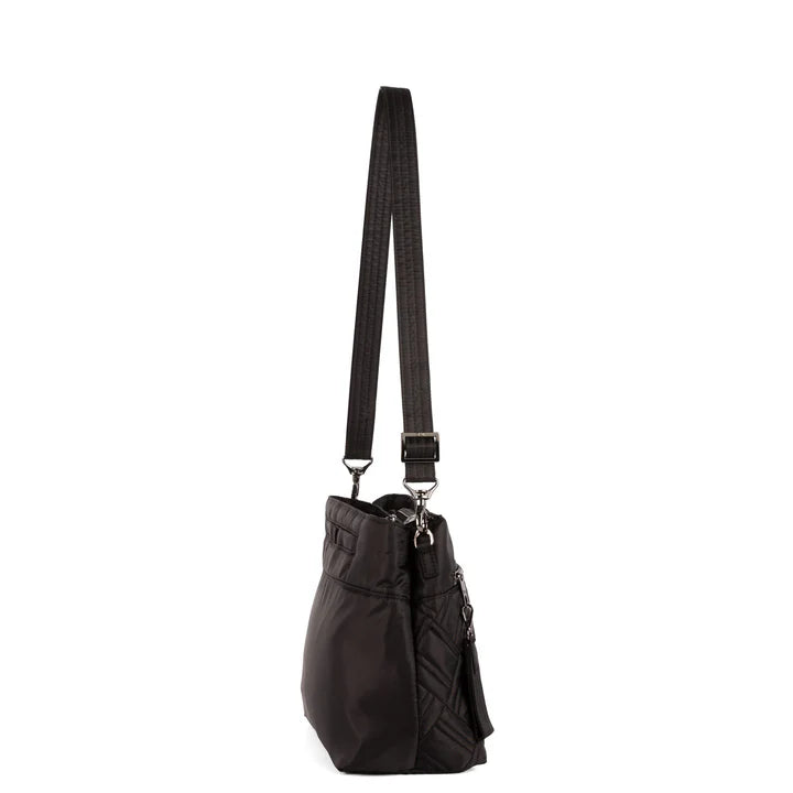 Lug Black Double Dip Crossbody - Black