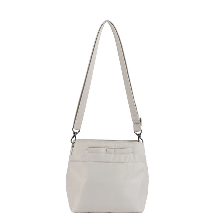 Lug Taupe Double Dip Crossbody - Pebble