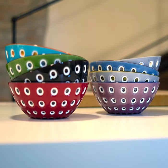 Le Murrine Bowl 20cm - Red/White/Transparent