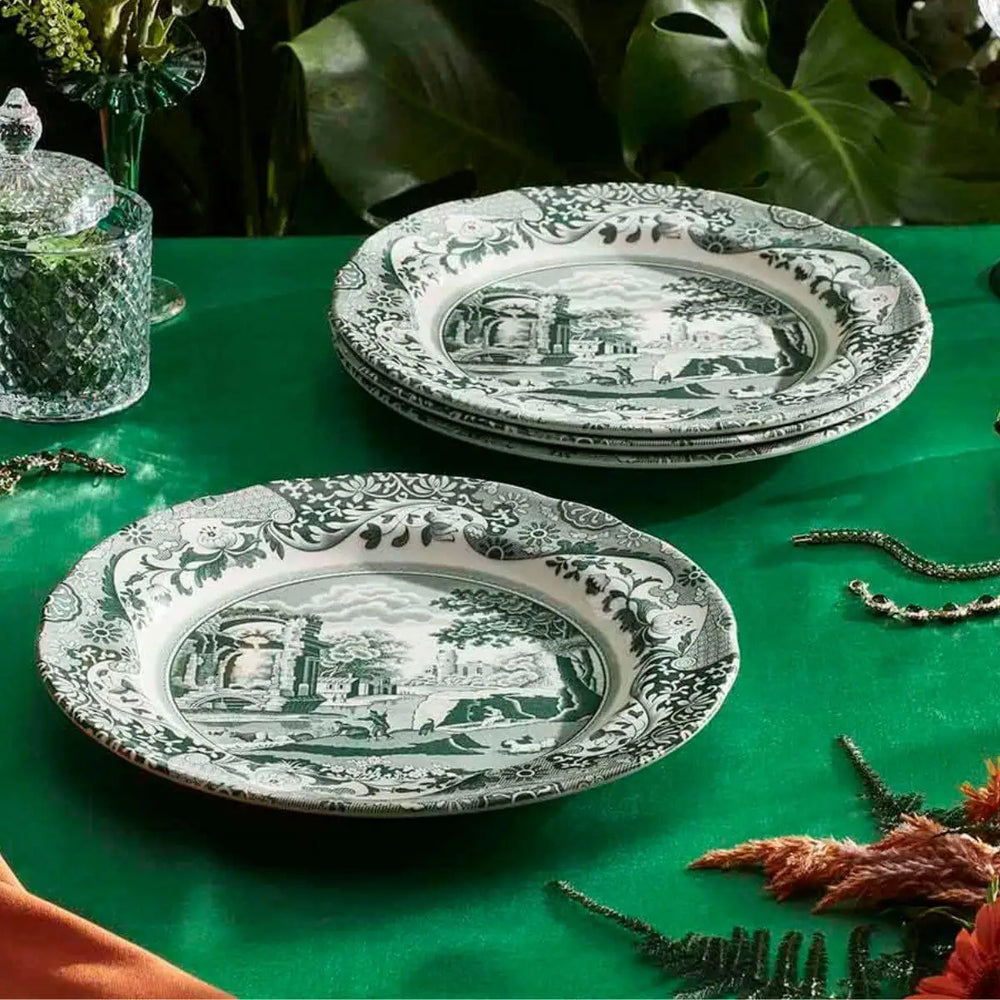 Spode Green Italian Dinner Plate 10.5"