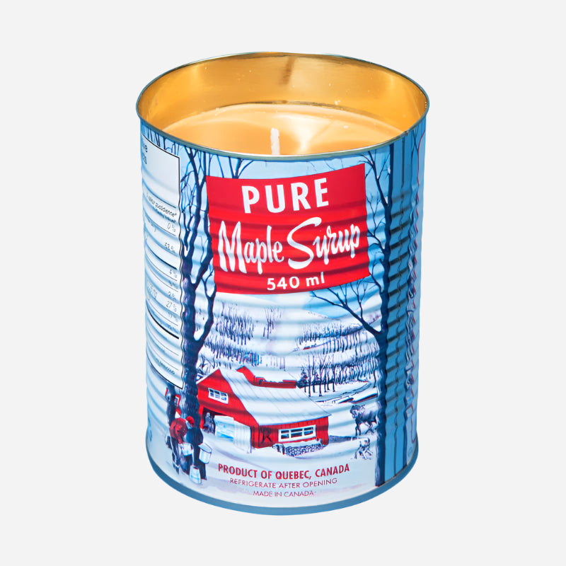 Turkey Hill Maple Syrup Tin Can Candle