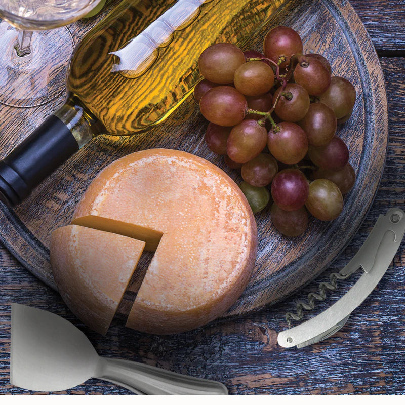 Natural Living Wine & Cheese Set of 4
