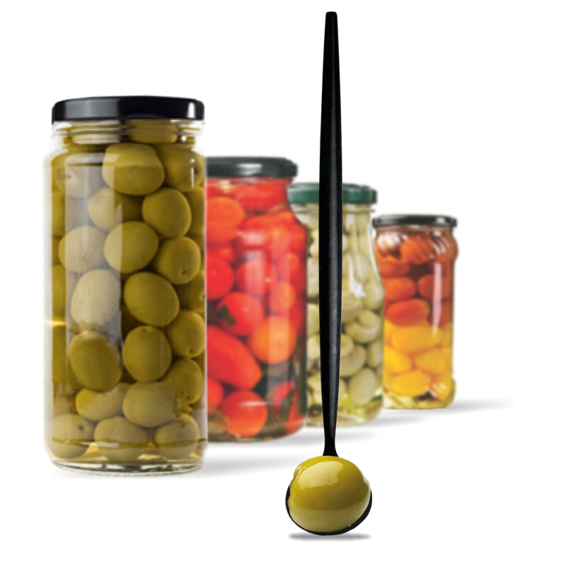 Natural Living Olive Spoons Black