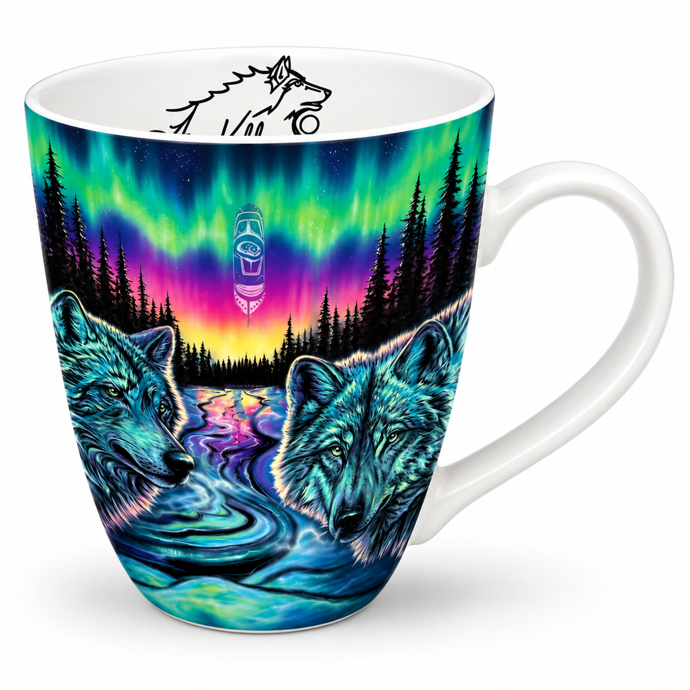 Indigenous Art Mug - Sky Dance Wild Harmony