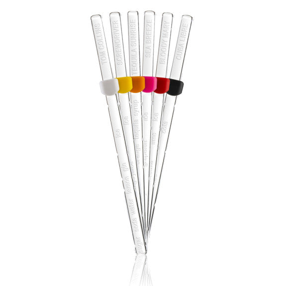 Vacu Vin Cocktail Recipe Sticks Set of 6