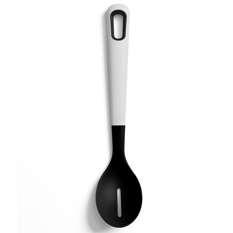 eKu Nylon Slotted Spoon Grey