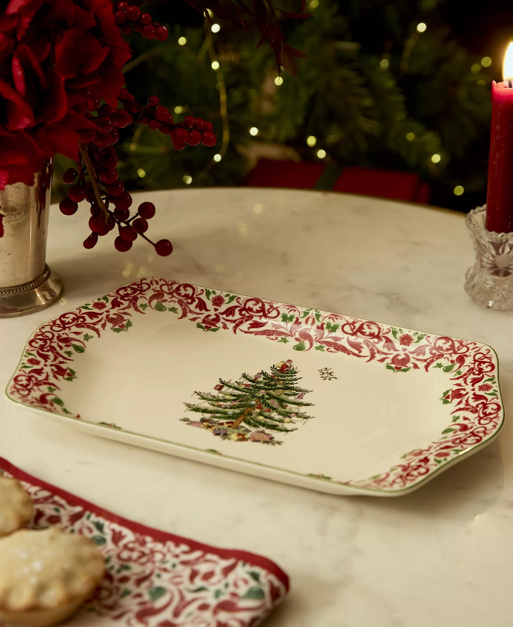 Spode Christmas Tree 2026 Annual Dessert Tray 12"