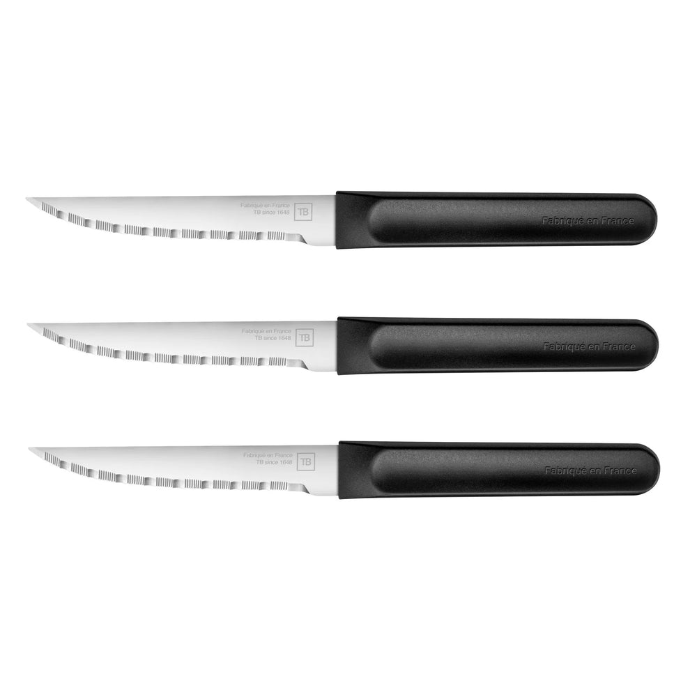 TB Kitchen MicroDent Easy Steak Knife, Set of 3