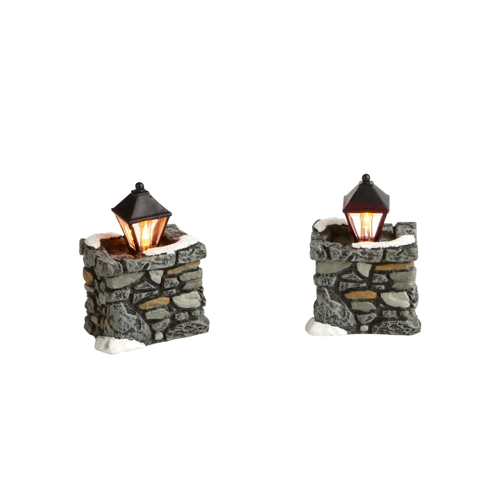 Village Accessories - Limestone Lamps