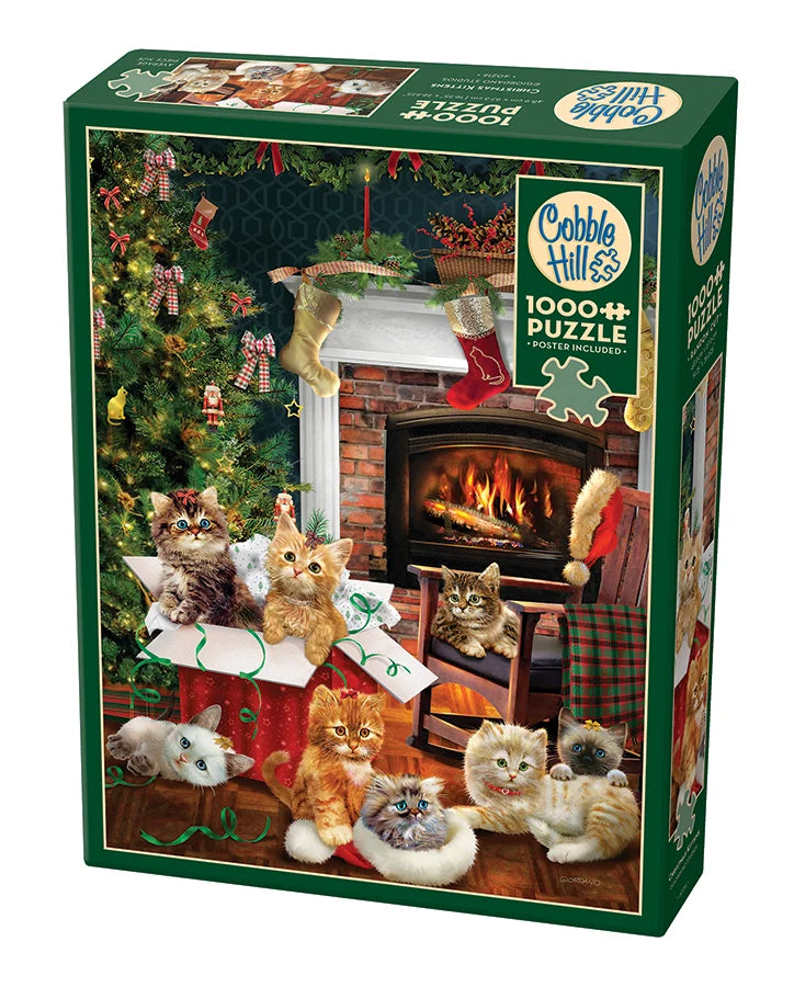 Cobble Hill Puzzles - Christmas Kittens