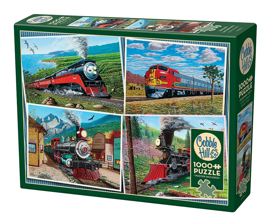 Cobble Hill Puzzles - Historic Locomotives