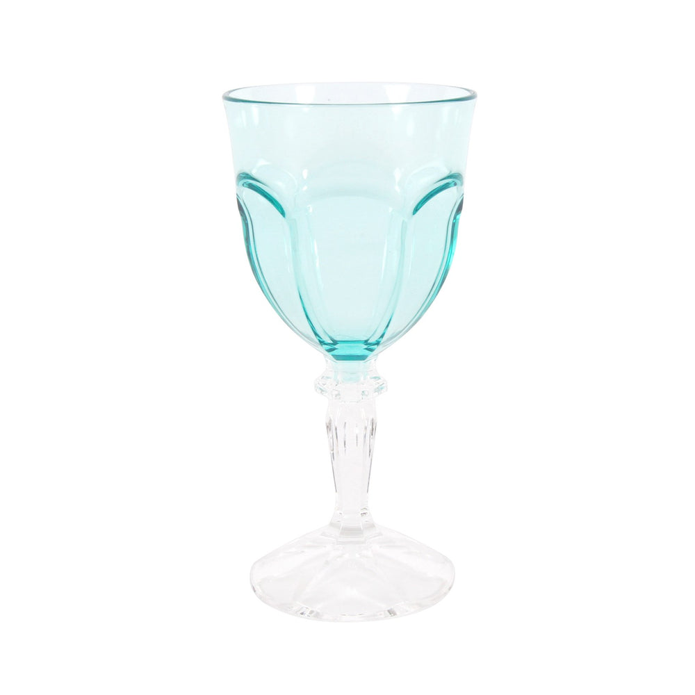 Retro Aqua Tall Goblet