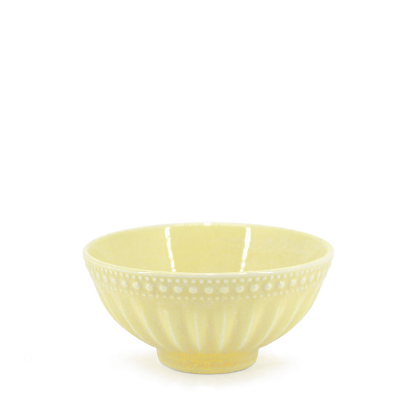 BIA - FRENCH LACE Reactive Yellow Bowl, 12cm