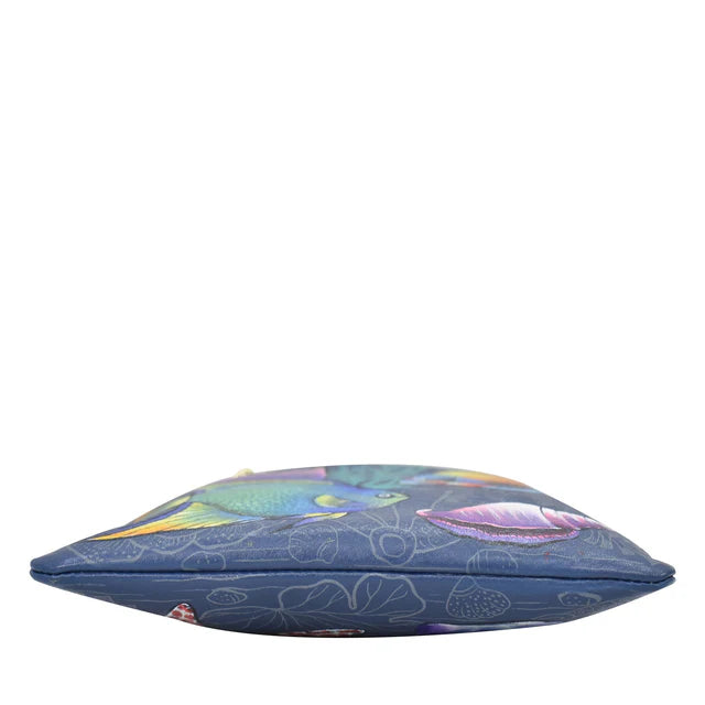 Anuschka Mystical Reef - Mini Double Zip Travel Crossbody