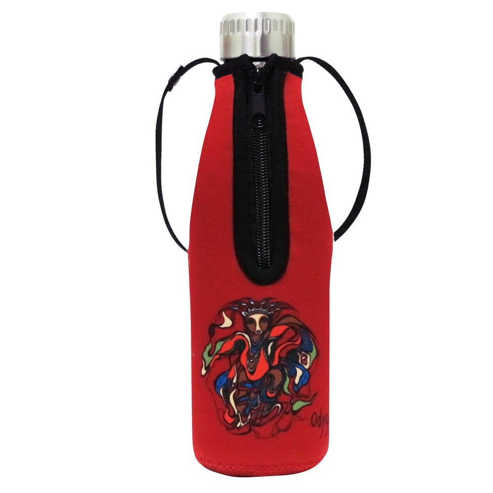 Indigenous Water Bottle - Pow Wow Dancer