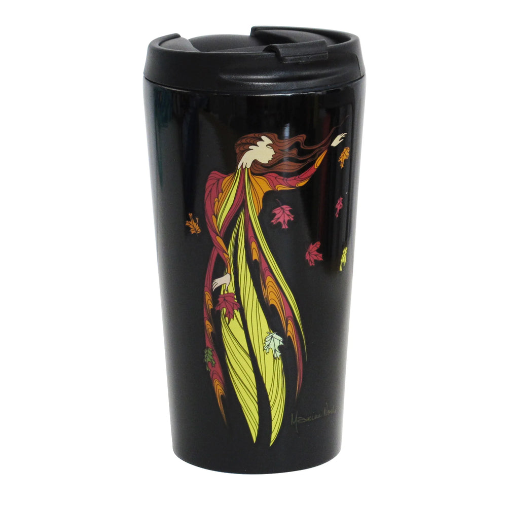 Indigenous Travel Mug - Leaf Dancer (Maxine Noel)