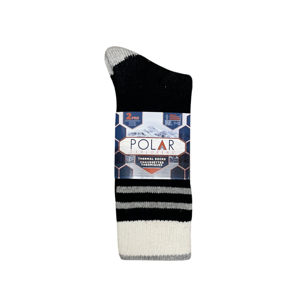 Men's Polar Explorer Thermal Socks 2PK - Black