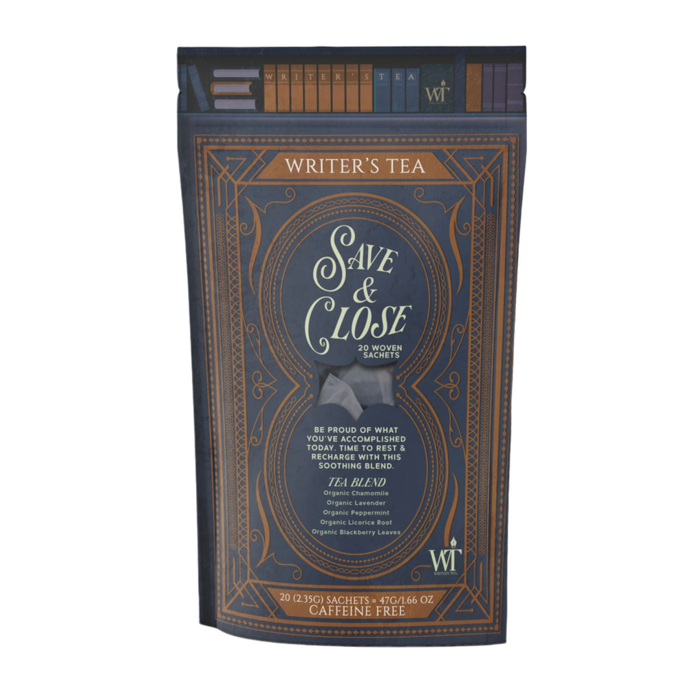 Writer's Tea - Save & Close