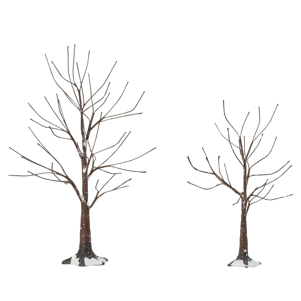 Village Accessories - Landscape Trees Snow Road
