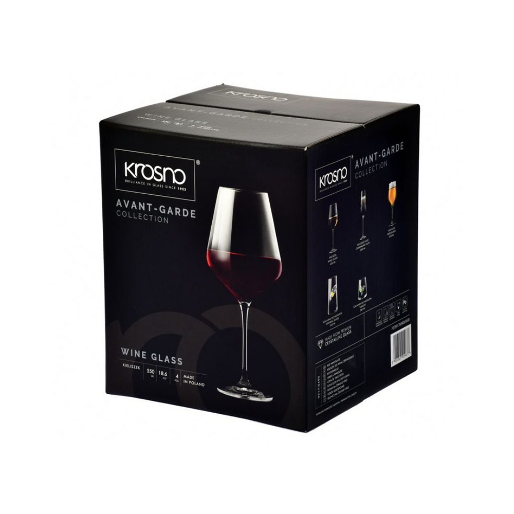 Krosno Avante-Garde Red Wine Set of 4