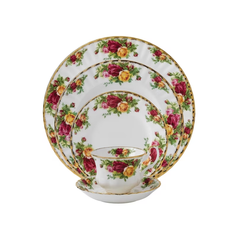 Royal Albert Old Country Roses 5 Piece Place Setting