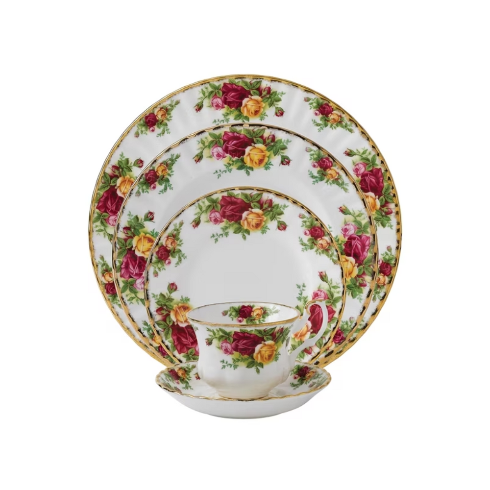 Royal Albert Old Country Roses 5 Piece Place Setting Rob McIntosh