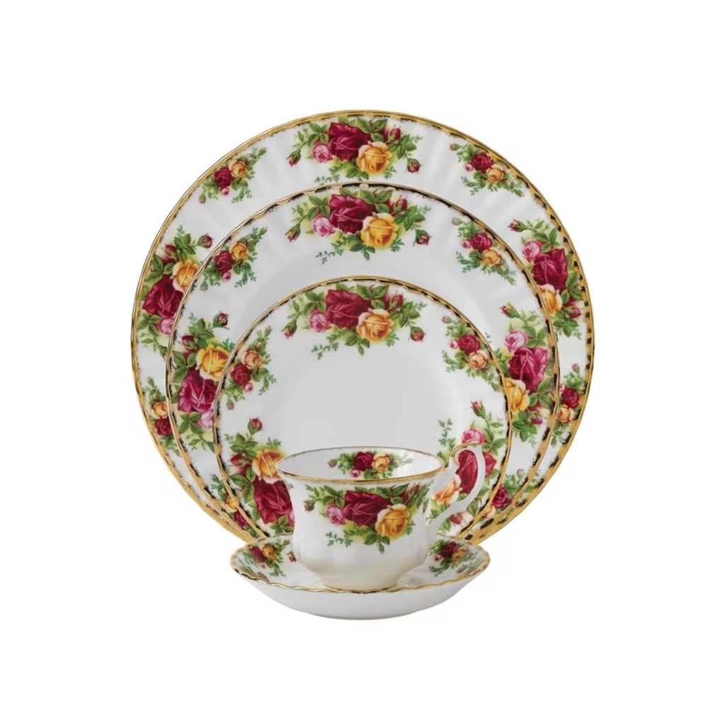 Royal Albert Old Country Roses 5 Piece Place Setting – Rob McIntosh
