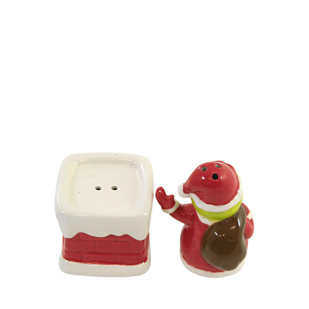 The Grinch Santa Grinch Salt & Pepper Shakers (Chimney)