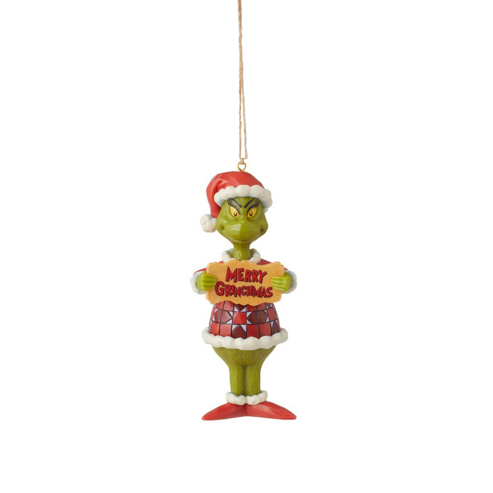 Jim Shore Ornament - Grinch Merry Grinchmas