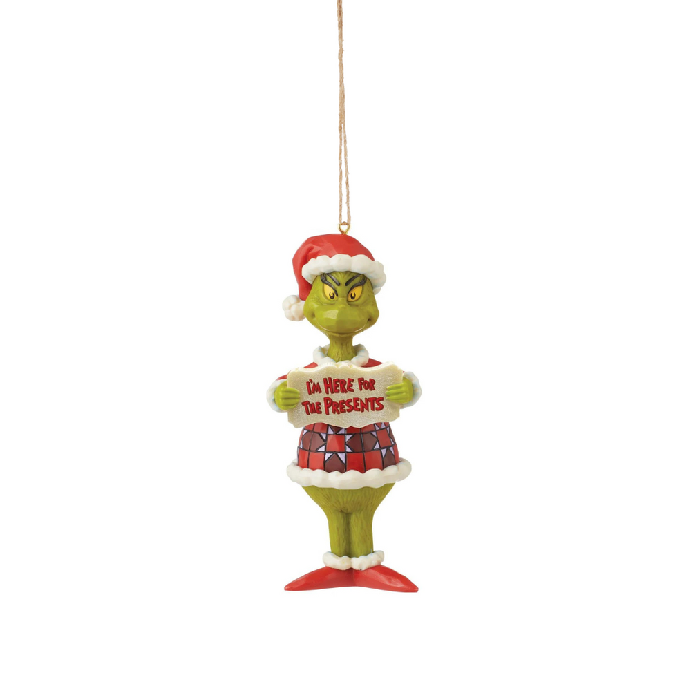 Jim Shore Ornament - Grinch I'm Here