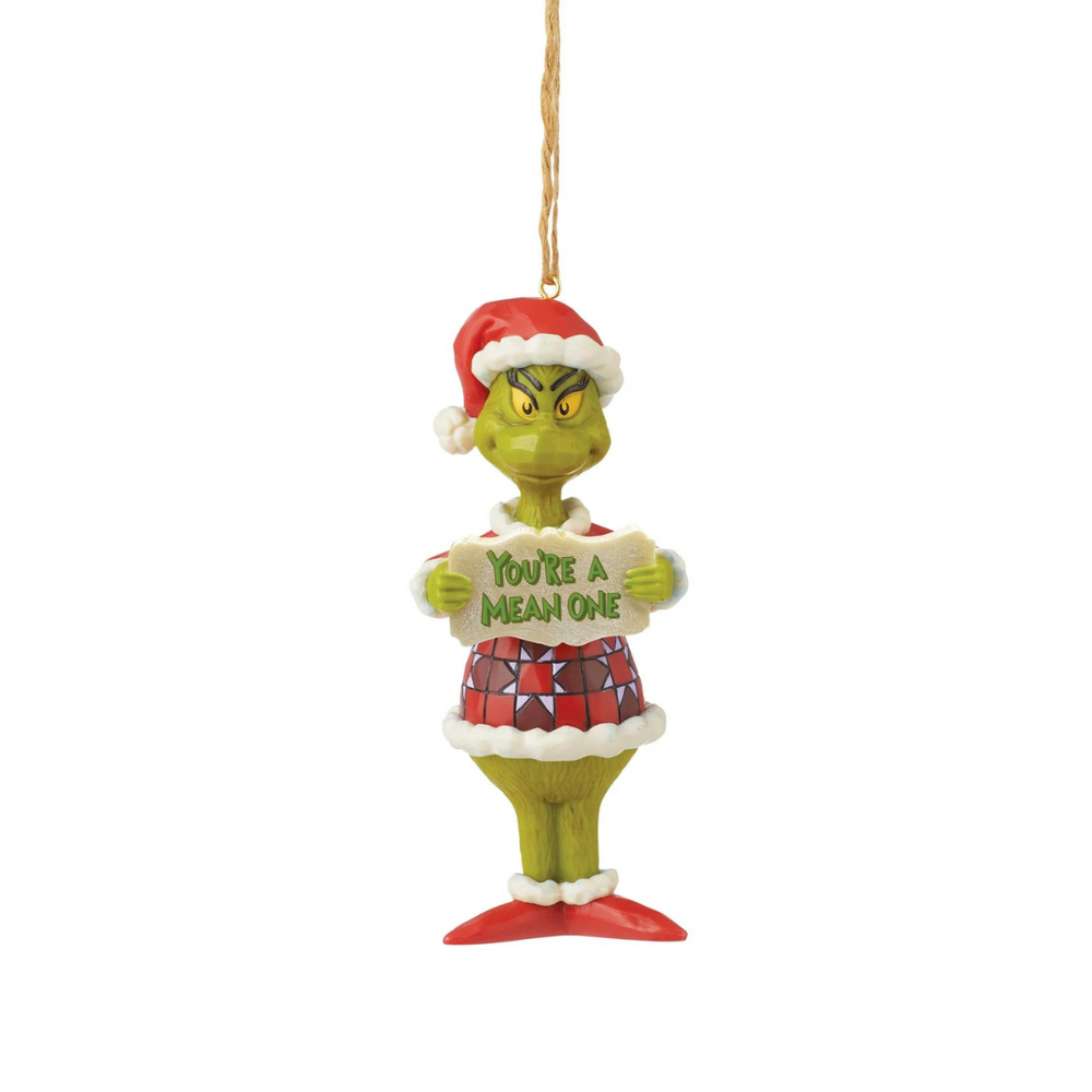 Jim Shore Ornament - Grinch You're a Mean One