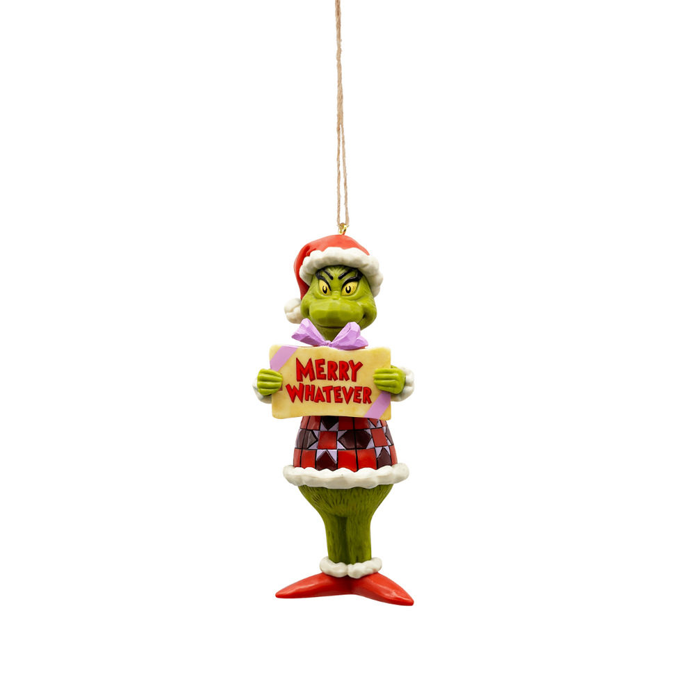 Jim Shore Ornament - Grinch Merry Whatever