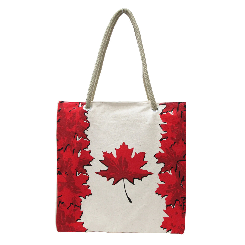Indigenous Recycled Eco-Bag - Maple Leaf Flag