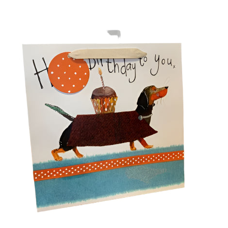 Alex Clark Small Gift Bag Dachshund (SMB02)