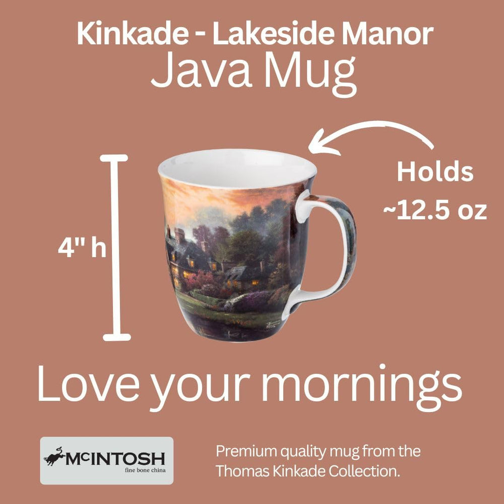 Kinkade Lakeside Manor Java Mug