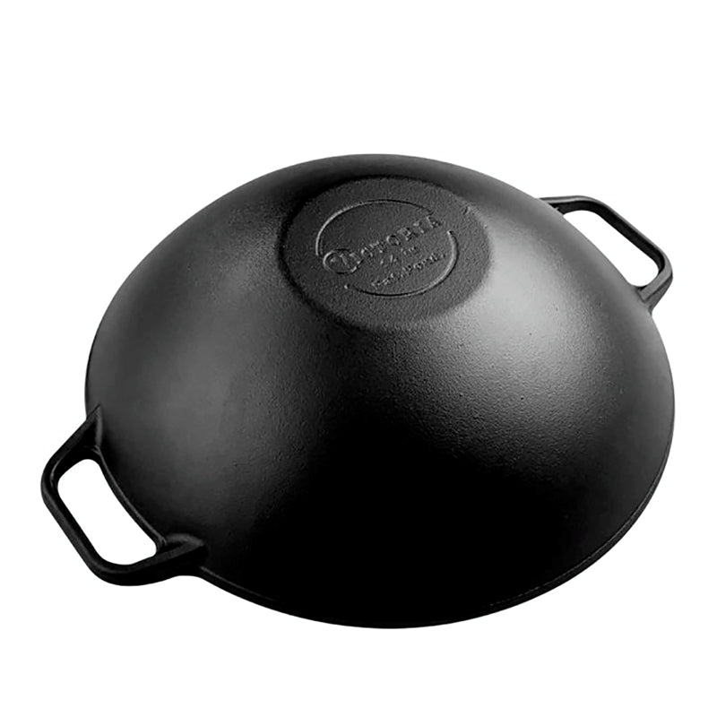Victoria Cast Iron Wok 14"