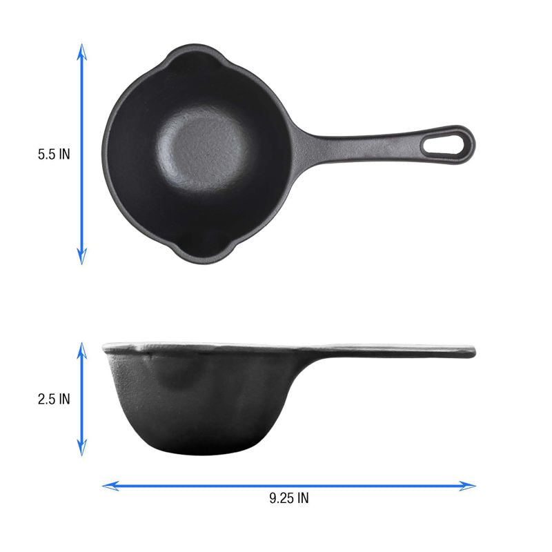 Victoria Cast Iron Mini Saucepan 400mL