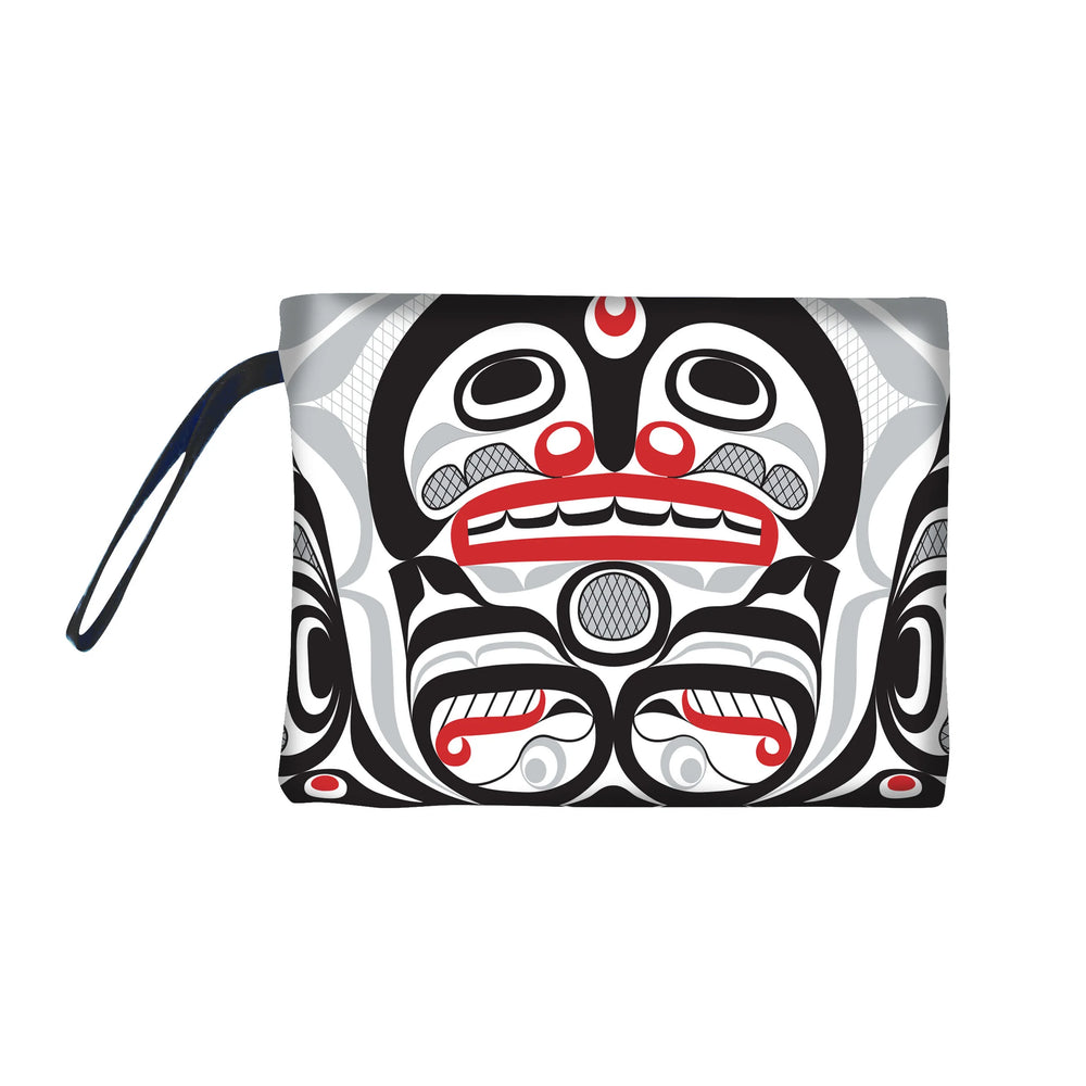 Indigenous Crosshatch Eco-Reusable Bag - Killer Whale