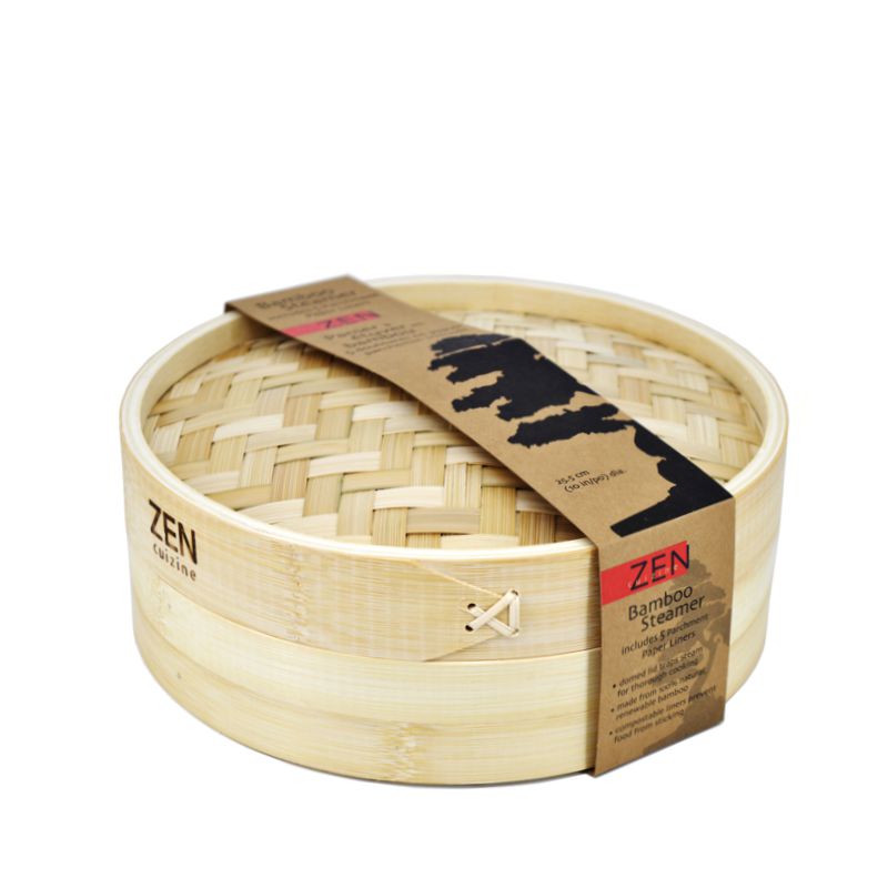 Zen Cuizine 10" Bamboo Steamer