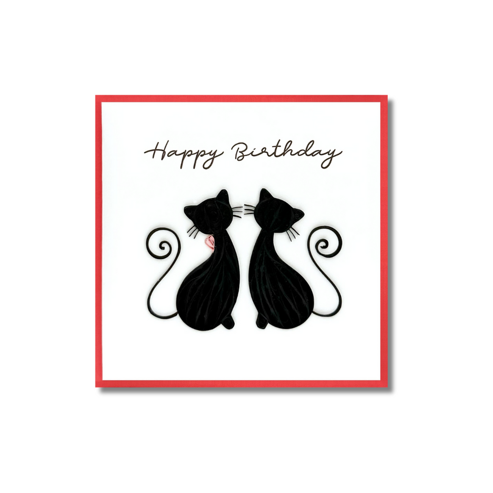 Paper Poetry Cards Black Cats